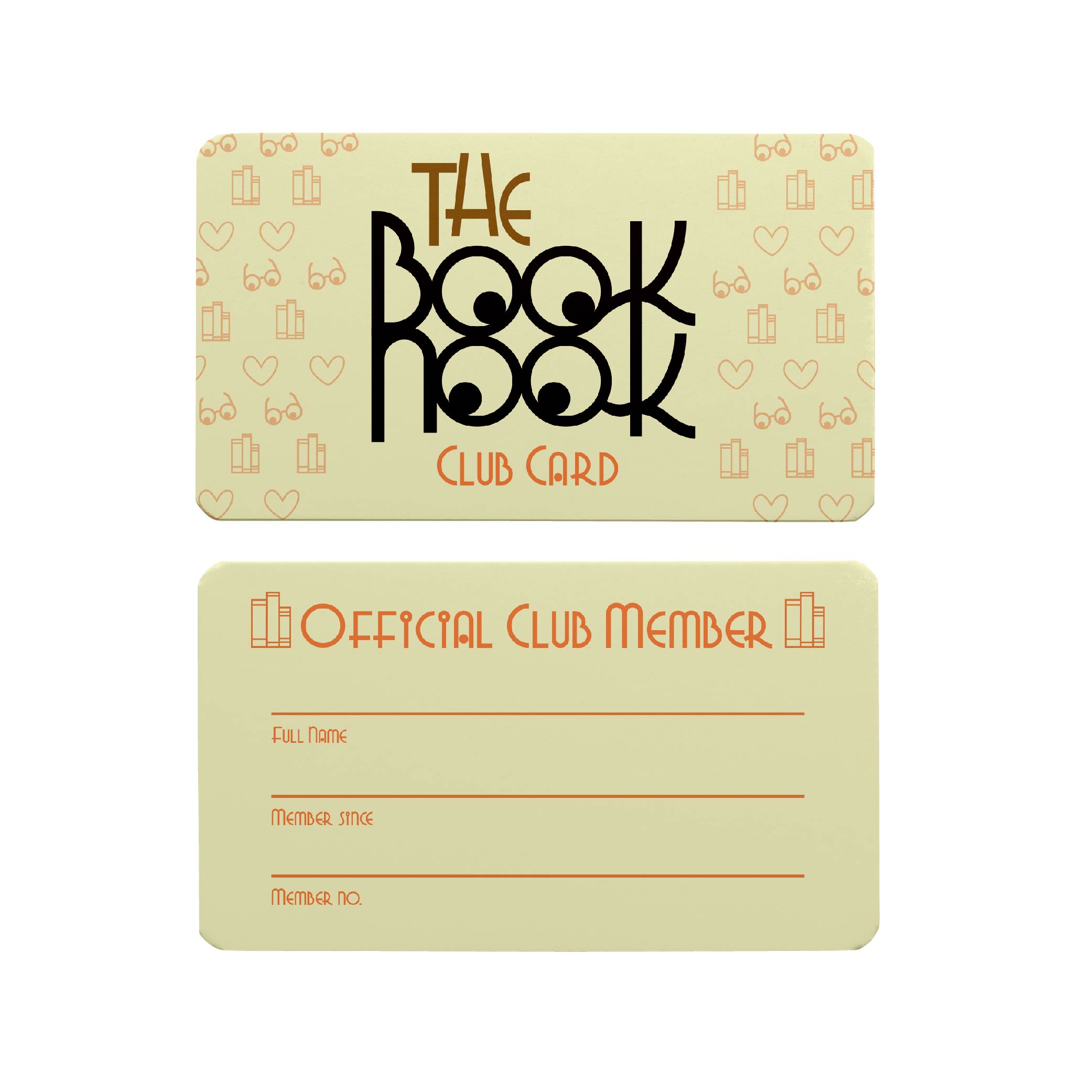 book nook mockup card