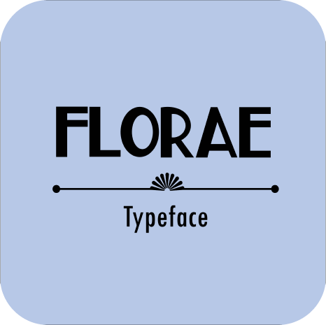 florae typeface design
